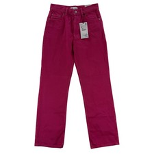 Jeans Zara donna 4 fucsia vita