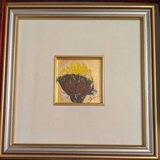  Litografia su foglia oro - Giancarlo CazzanIga - Ginestre 