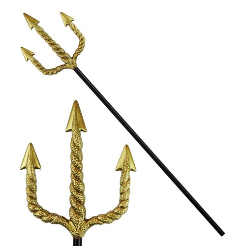 Tridente dorato poseidone - tridente,