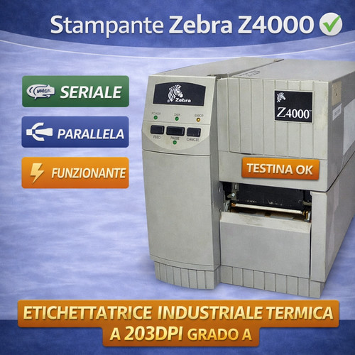 Stampante zebra z4000 - stampante, z4000✅