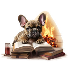 2 adesivi auto Bulldog