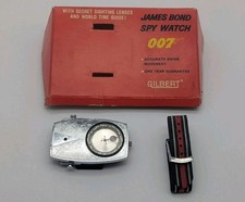 RARO OROLOGIO SPIA GILBERT JAMES BOND 007 1965 SOLO PARTI O DISPLAY GUARDA LEGGI