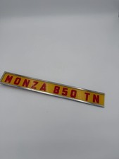 TARGA SCRITTA FREGIO ABARTH 850 MONZA TN ORIGINALE