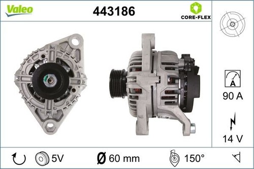 Alternatore originale valeo - alternatore,