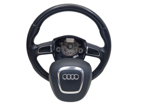 Volante pelle nero adatto - pelle,