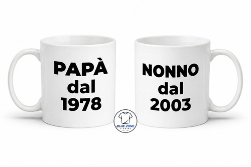 Tazza personalizzata con anni - personalizzata,