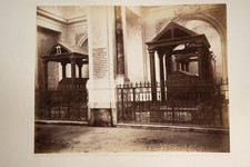 Foto Albumina Italia Tomba Reale Palermo 20X25Cm 1870 Sommer