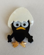 "Lea Stein" Calimero brooch in