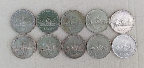 Lotto monete 500 - monete, lire