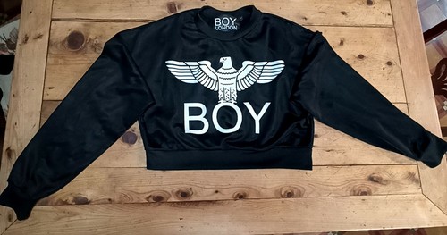 Felpa corta top donna boy - felpa,