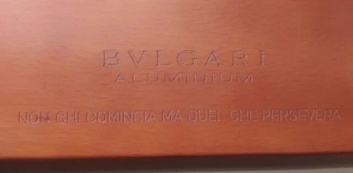 Bvlgari watch box aluminium - bvlgari,