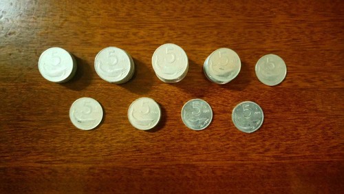 Monete lire delfino anni - lire,