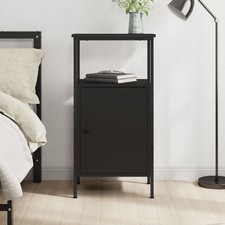 vidaXL Comodino Nero 41x31x80