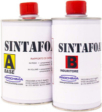 Resina Poliuretanica Sintafoam HD, Prototipazione, Modellismo Neutro A+B, 1 Kg