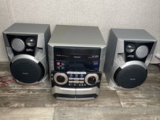 Philip FW M355/ 37 MP3-CD Mini Sistema di altoparlanti Hifi 68410589 120V FUNZIONA ALLA GRANDE!!!