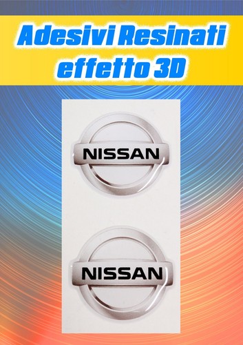 Adesivi logo nissan - 2, resinati