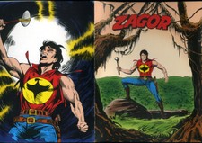 ZAGOR allegato n°150 fumo di china + albo LUGANO e N°ZERO allegato Nathan Never