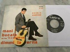 45 GIRI SERGIO ENDRIGO "MANI BUCATE" NMINT DAL FILM IO LA CONOSCEVO BENE 1965
