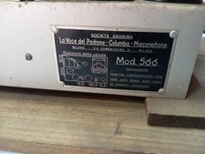 chassis Completo Per Radio D'epoca La Voce Del Padrone Mod. 566, Con Altoparlant