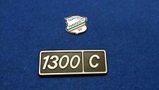 SCRITTA "1300 C" LOGO EMBLEMA STEMMA  FIAT 131 E SPECIAL  BADGE LATER. POSTER. 