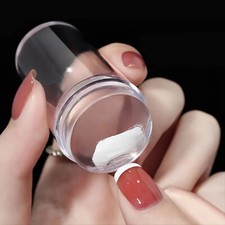 Timbro In Silicone Trasparente Per Nail Art French Veloce Unghie Manicure