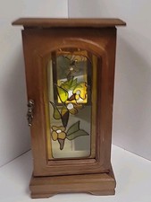 Portagioie in legno porta anelli in vetro floreale portagioie organizer made in Taiwan