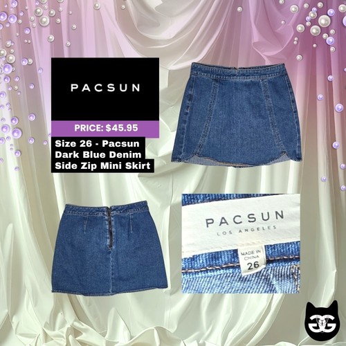 Pacsun minigonna denim 100 - denim, 100%