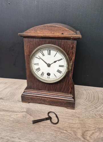 Antique mantel time piece - antique,