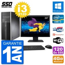 PC Tour HP 8200 Ecran 22"