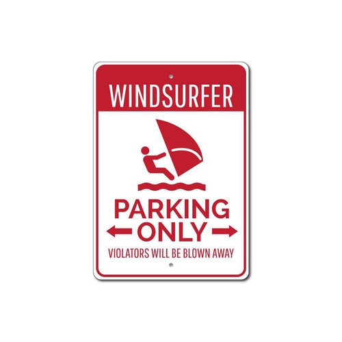 Insegna parcheggio windsurfer - insegna,