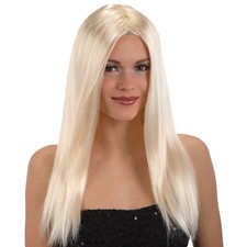 PARRUCCA BIONDA LISCIA SENZA
