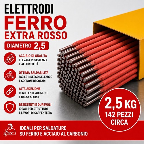 Elettrodi ferro rutilici - elettrodi,