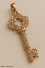 Collana con ciondolo chiave vintage - ciondolo chiave stile antico, chiave...