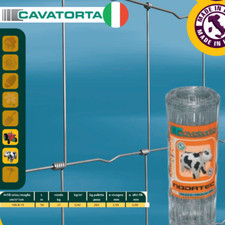 RETE METALLICA PASTORALE PESANTE H100CM. 50MT RECINZIONE BOVINI PECORE ANIMALI