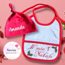 Bavetta Natalizia Ricamata Il