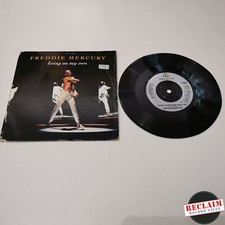 freddie mercury - living on my own 7" vinyl record VG