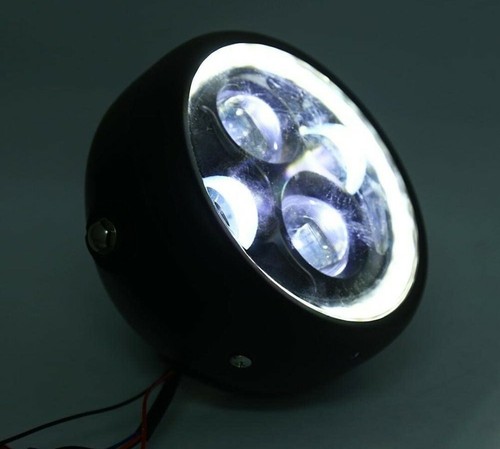 Led motorcycle headlight cap - led,