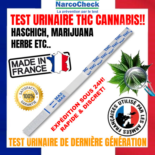 Test urinaire dépistage - test, thc