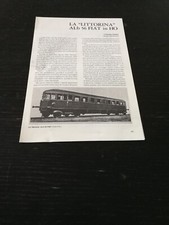 1981 LA LITTORINA ALb 56 FIAT TRENO IN H0 MODELLO MODELLISMO COSTRUZIONE VINTAGE