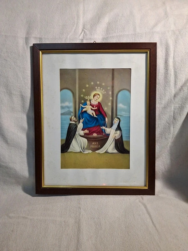 Vintage arte sacra madonna del - sacra,