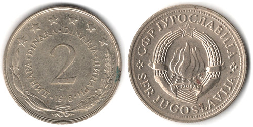 Jugoslavia dinara 1978 - jugoslavia,