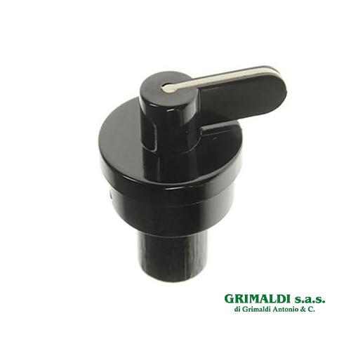 Pulsante manopola nera - pulsante, per