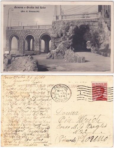 Genova grotta del lido - del,