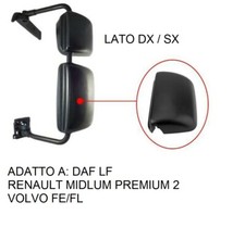 CALOTTA SPECCHIO DX/SX PER RENAULT PREMIUM MIDLUM KERAX VOLVO FL FE DAF LF CF