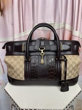 Borsa Gucci Monogram Crocodile