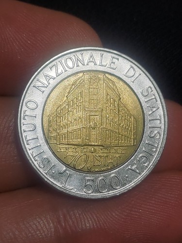 Italia 500 lire - lire, 1996
