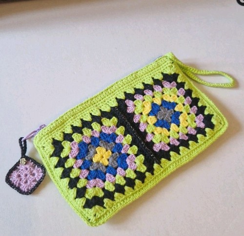 Borsa uncinetto granny square - granny,
