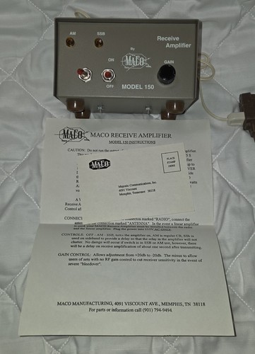 Maco model 150 amplificatore - model,