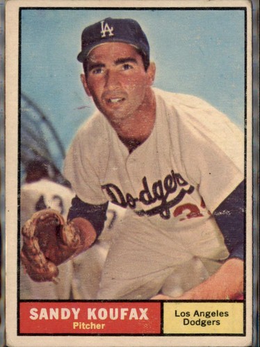 1961 topps 344 - sandy,