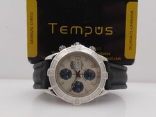 ROAMER CHRONOGRAPH DAY-DATE BOX & PAPERS AUTOMATICO ACCIAIO ANNI '90s WATCH